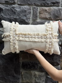 Aberto Design Funda de Cojín Beige 30 x 50 cm